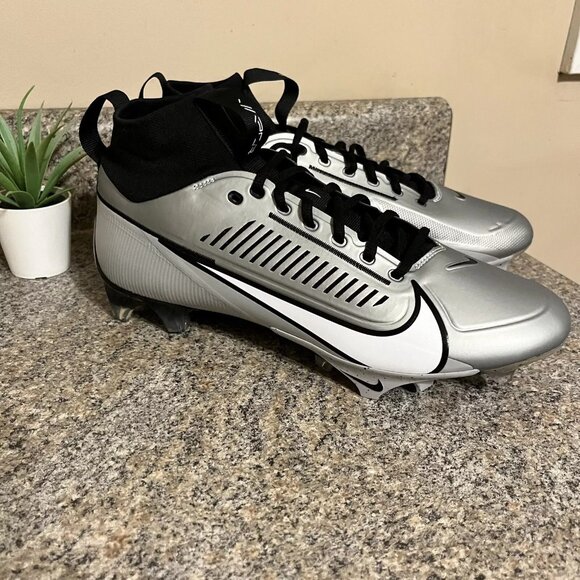 Nike Vapor Edge Pro 360 2 Grey Black‎ DA5456-002 Mens Size 13 Football Cleats - Picture 3 of 8